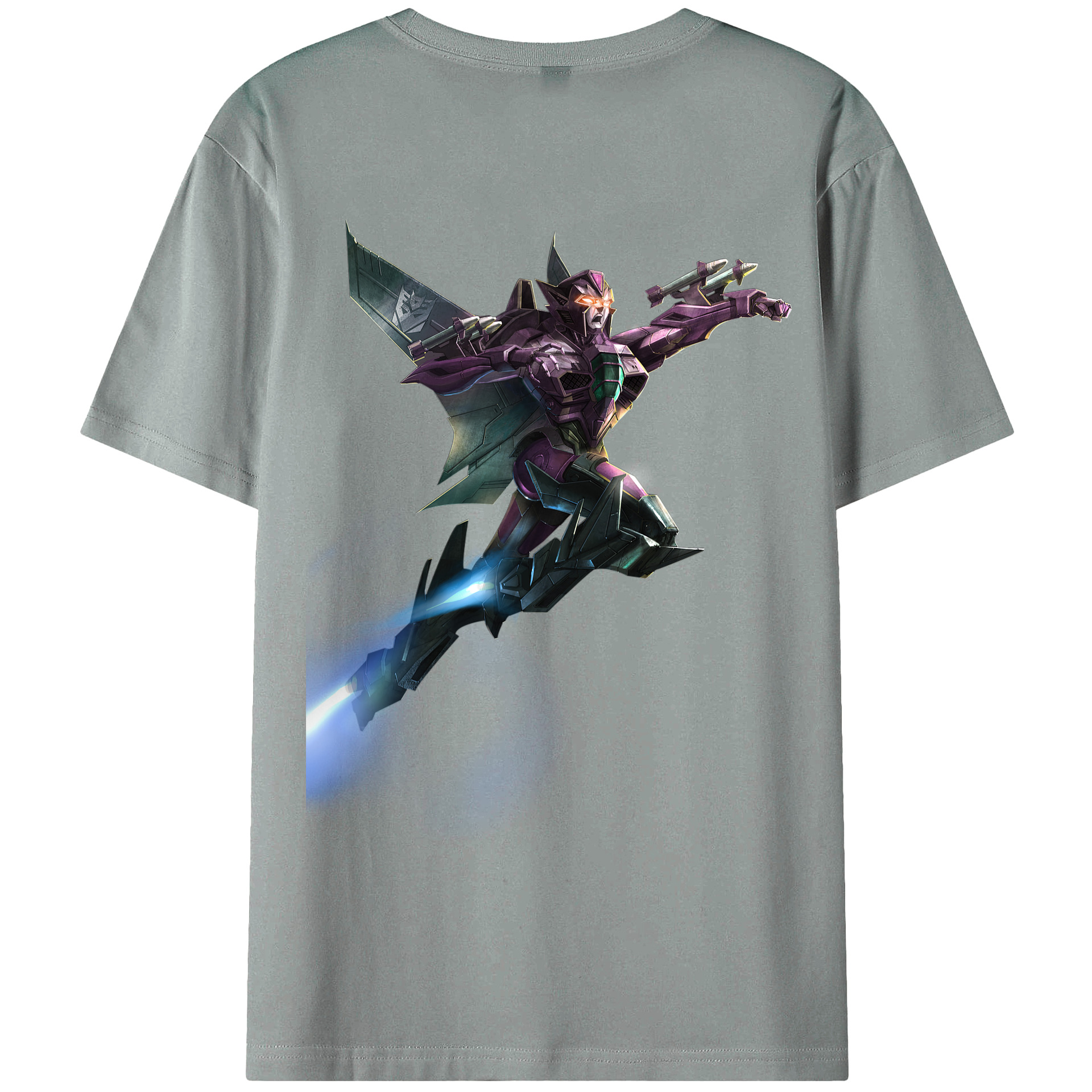 （画像用）  綿100％ メンズ半袖Tシャツ（バックプリント） 通気性